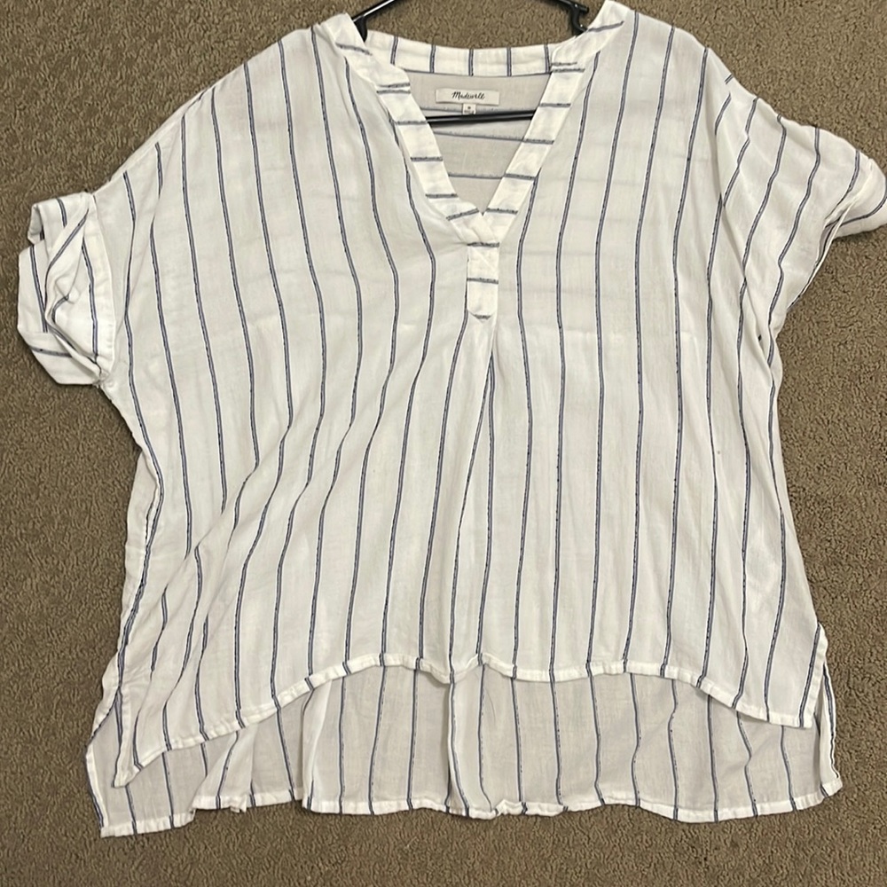 Madewell short sleeve tunic top